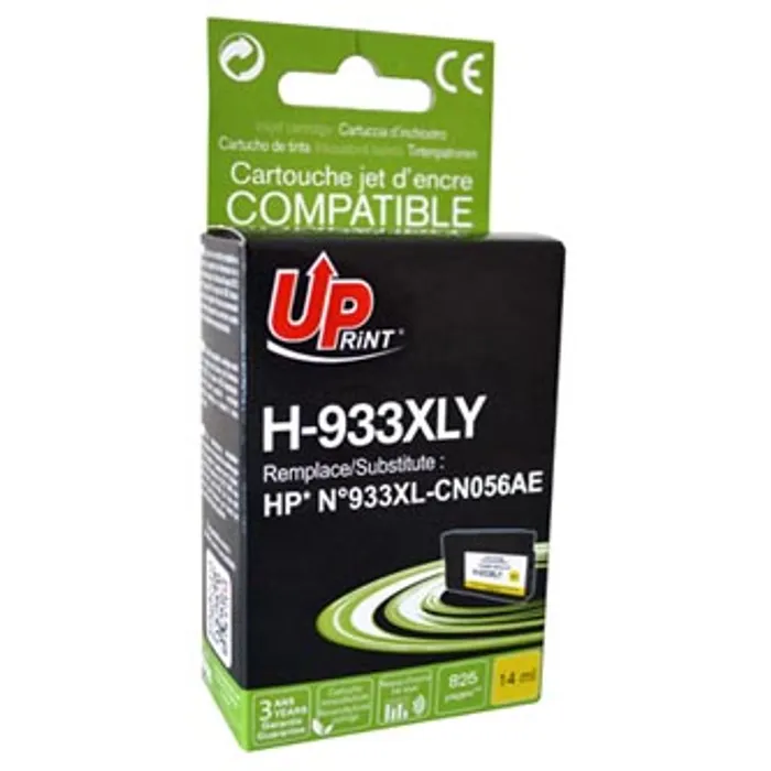Główne zdjęcie produktu UPrint kompatibilní ink s CN056AE, HP 933XL, yellow, 825str., 14ml, H-933XL-Y, pro HP Off