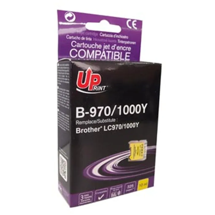 Główne zdjęcie produktu UPrint kompatibilní ink s LC-1000Y, yellow, 10ml, B-970Y, pro Brother DCP-330C, 540CN, 13
