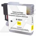 Następne zdjęcie produktu UPrint kompatybilny ink / tusz z LC-980Y, yellow, 12ml, B-980Y, dla Brother DCP-145C, 165C