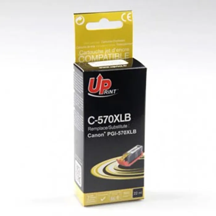 Główne zdjęcie produktu UPrint kompatibilní ink s PGI-570PGBK XL, black, 700str., 26ml, C-570XLB, pro Canon PIXMA