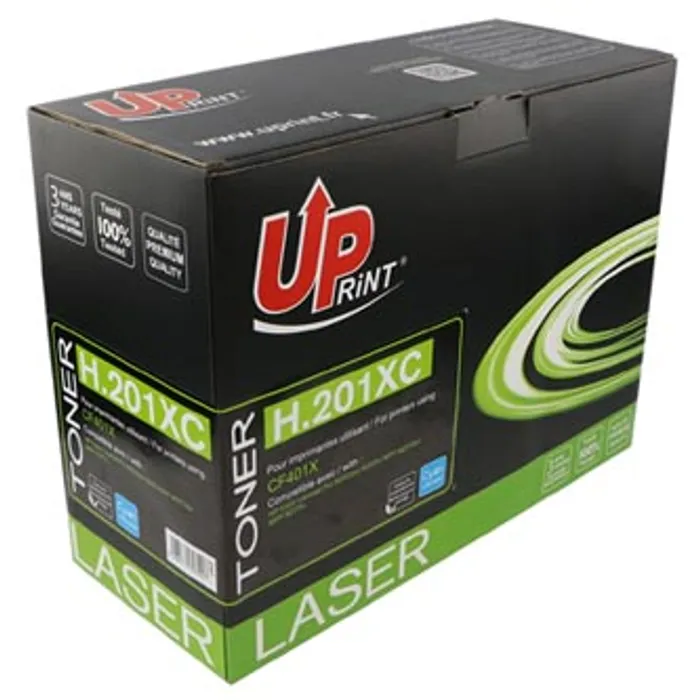 Główne zdjęcie produktu UPrint kompatibilní toner s CF401X, cyan, 2300str., H.201XC, pro HP Color LaserJet MFP 27