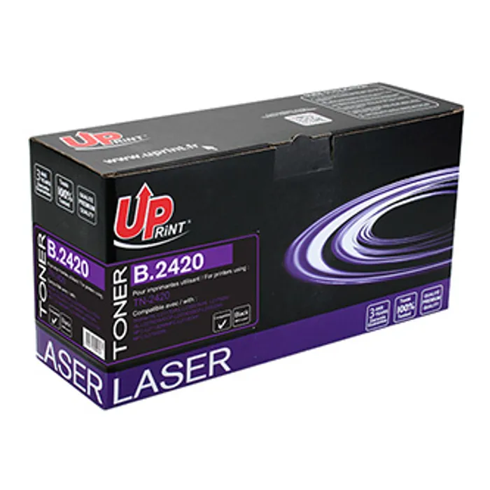 Główne zdjęcie produktu UPrint kompatibilní toner s TN2420, black, 3000str., B.2420, pro Brother DCP-L2510D, DCP-