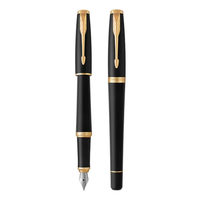 Główne zdjęcie produktu Urban Muted Black GT plnící pero -F- PARKER