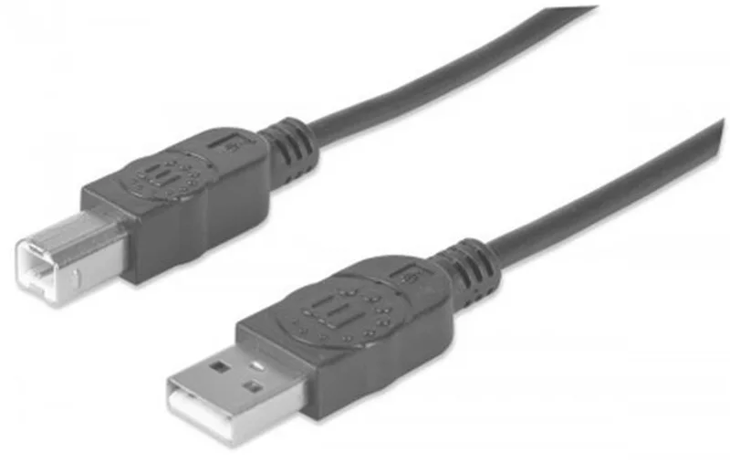 Główne zdjęcie produktu USB 2.0 kabel, černá, 5 m, MANHATTAN