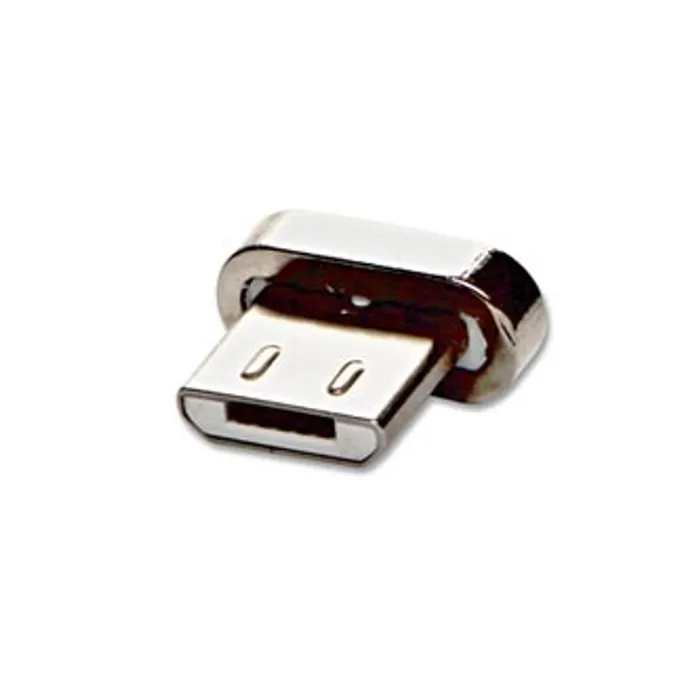 Główne zdjęcie produktu USB (2.0) Redukce, Magnetický konec-USB micro (2.0) M, 0, stříbrná, redukce k magnetickém