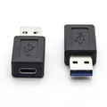 Następne zdjęcie produktu USB (3.0) Redukcja, USB (3.0), USB A (3.0) M-USB C (3.1) F, 0, czarna, plastic bag, tworzywo, 5 Gbps
