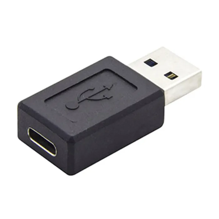 Główne zdjęcie produktu USB (3.0) Redukce, USB (3.0), USB A (3.0) M-USB C (3.1) F, 0, černá, plastic bag, plastov