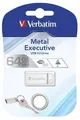 Pendrive Exclusive Metal, 64GB, USB 2.0, VERBATIM