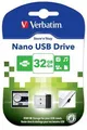 Pamięć flash USB Nano, 32GB, USB 2.0, 10/3MB/sec, VERBATIM