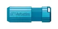 Pendrive "PinStripe", karibska zieleń, 32GB, USB 2.0, 10/4 MB/s, VERBATIM