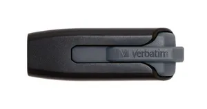 Pendrive "V3", czarno-szary, 128GB, USB 3.0, 80/25 MB/s, VERBATIM