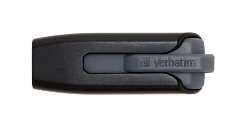 Główne zdjęcie produktu USB flash disk "V3", černá-šedá, 128GB, USB 3.0, 80/25 MB/sec, VERBATIM