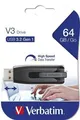 Pendrive V3, czarno-szary, 64GB, USB 3.0, 60/12MB/sek, VERBATIM