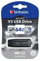 Pendrive V3, czarno-szary, 64GB, USB 3.0, 60/12MB/sek, VERBATIM