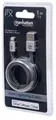 USB kabel "iLynk", lightning, 1 m, metalická stříbrná, MANHATTAN