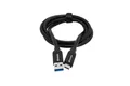 Kabel USB, srebrny, 1 m, USB-C 3.1 - USB-A, VERBATIM