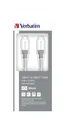 Następne zdjęcie produktu Kabel USB, srebrny, 30 cm, USB-C 3.1 - USB-C, VERBATIM