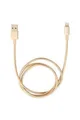 USB kabel, zlatá, lightning, 100 cm, VERBATIM
