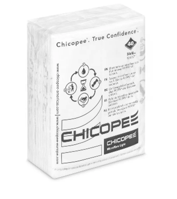 Główne zdjęcie produktu Utěrky CHICOPEE Microfibre Cloth Light 40x34 cm/40 ks - červená