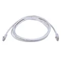 Następne zdjęcie produktu Patchcord UTP kat.5e RJ45 M-0.25m nieekranowany biały oszczędny