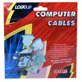 Patchcord UTP kat.5e RJ45 M-0,5m nieekranowany czarny oszczędny