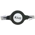 Następne zdjęcie produktu Patchcord UTP kat.5e RJ45 M-1,2m nieekranowany z uzwojeniem czarny oszczędny