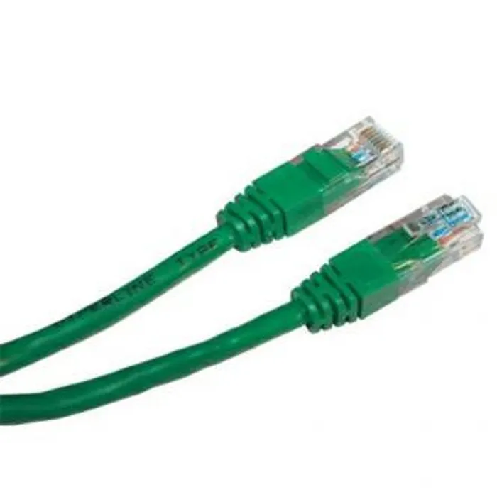 Główne zdjęcie produktu UTP patchcord, Cat.5e, RJ45 M-5m, nestíněný, zelený, economy