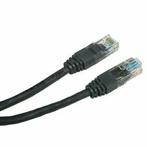 Patchcord UTP kat.5e RJ45 M-5m nieekranowany czarny oszczędny