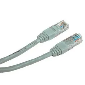 Patchcord UTP kat.5e RJ45 M-7m nieekranowany skrzyżowany szary do podłączenia 2 szt. ekonomiczny