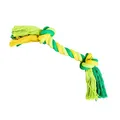 Następne zdjęcie produktu Węzeł HipHop bawełniany 2 knoty limonkowy, zielony 36cm, 210g