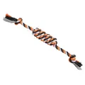 Następne zdjęcie produktu Rolka bawełniana JUMBO HipHop z 2 knotami, szary, ciemnoszary, pomarańczowy 51cm, 500g
