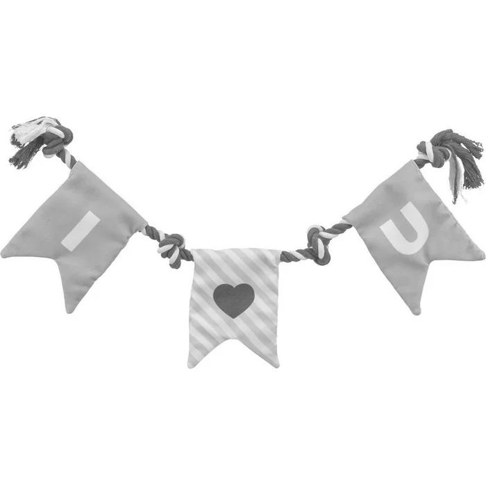 Główne zdjęcie produktu Valentine´s rope - valentýnská hračka pro psy - lano s uzly, bavlna, 50 cm