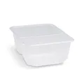 Pojemnik (PP) prostokątny 2-dzielny transp. 186 x 133 mm 1000ml [50 szt]