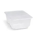 Pojemnik (PP) prostokątny 2-dzielny transp. 186 x 133 mm 1000ml [50 szt]
