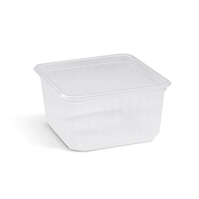Główne zdjęcie produktu Vanička (PP) Quadroboxx průhledná 115 x 115 x 61 mm 500ml [50 ks]