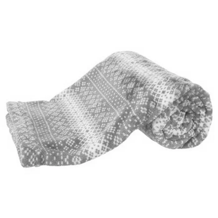 Główne zdjęcie produktu Vánoční deka LUMI modro-bílá 150 x 100 cm