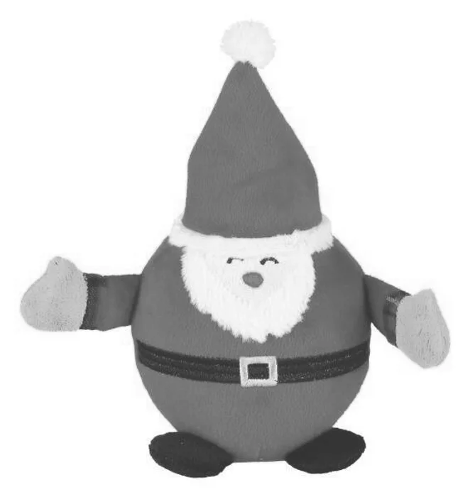 Główne zdjęcie produktu Vánoční kulaté figurky SANTA CLAUS, TUČNÁK, SNĚHULÁK 18 cm