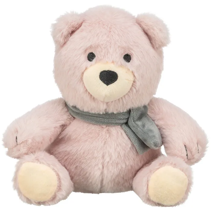 Główne zdjęcie produktu Vánoční medvídek Teddy, bez zvuku, 19 cm, růžová