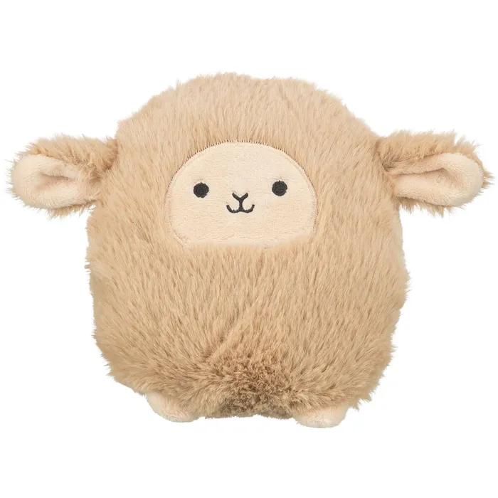 Główne zdjęcie produktu Vánoční ovečka, se zvukem, 16 cm, plyš, béžová