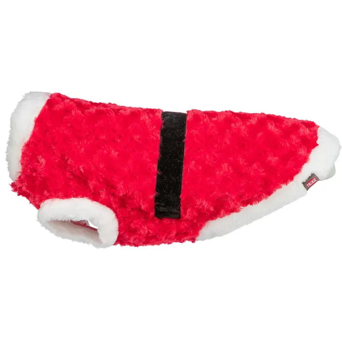 Główne zdjęcie produktu Vánoční plyšový obleček Santa, červenáXS: 30cm, hruď: 44cm