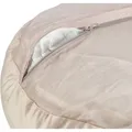 Następne zdjęcie produktu Vánoční sametový pelech LIVIA, kulatý s okrajem, o 50 cm, béžová