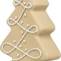 Następne zdjęcie produktu Vánoční stromeček, bez zvuku, 13 cm, latex, béžová
