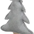 Następne zdjęcie produktu Vánoční stromek s catnipem, 10.5 cm, filc, šedá