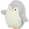 Następne zdjęcie produktu Vánoční tučňáček, bez zvuku, 16 cm, plyš, bílá/šedá