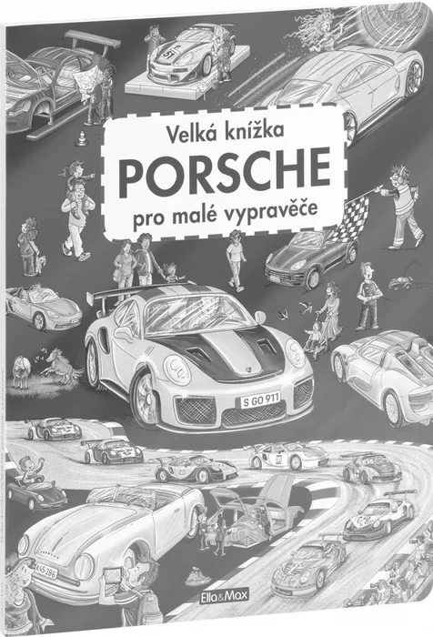 Główne zdjęcie produktu Velká knížka PORSCHE pro malé vypravěče