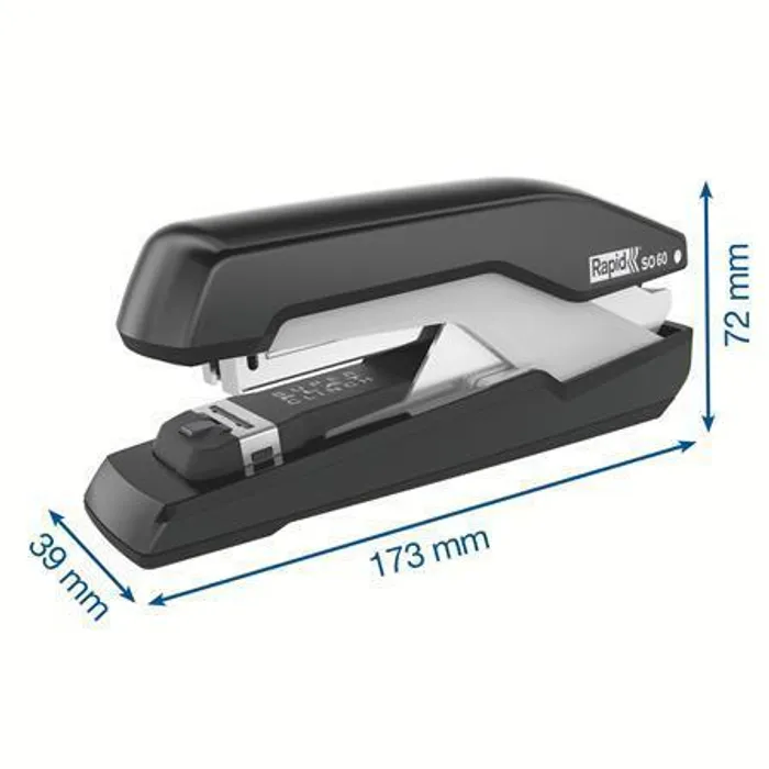 Główne zdjęcie produktu Velkokapacitní sešívačka Rapid Supreme Omnipress SO60, Černá