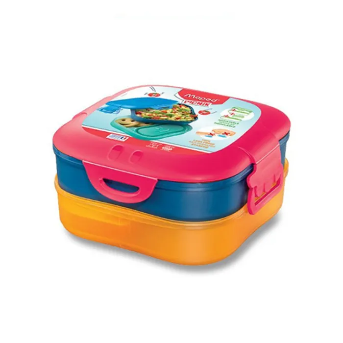 Główne zdjęcie produktu Velký svačinový box Maped Picnik Concept Kids červený, 1,4 l