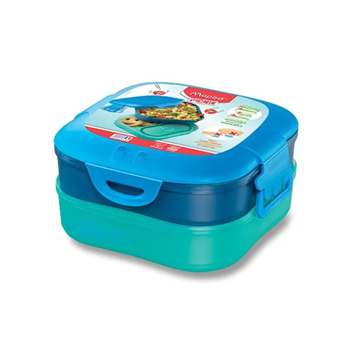 Główne zdjęcie produktu Velký svačinový box Maped Picnik Concept Kids modrý, 1,4 l