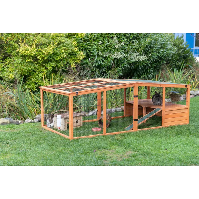 Główne zdjęcie produktu Venkovní výběh pro hlodavce XL: 233 x 79 x 116 cm, s víkem
