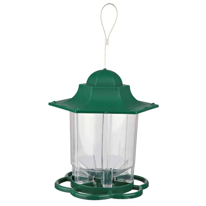 Główne zdjęcie produktu Venkovní zahradní plastové krmítko LUCERNA 1,4 l/22 cm